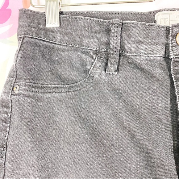 Free People High Rise Black Skinny Denim Jeans 31 - Picture 6 of 10